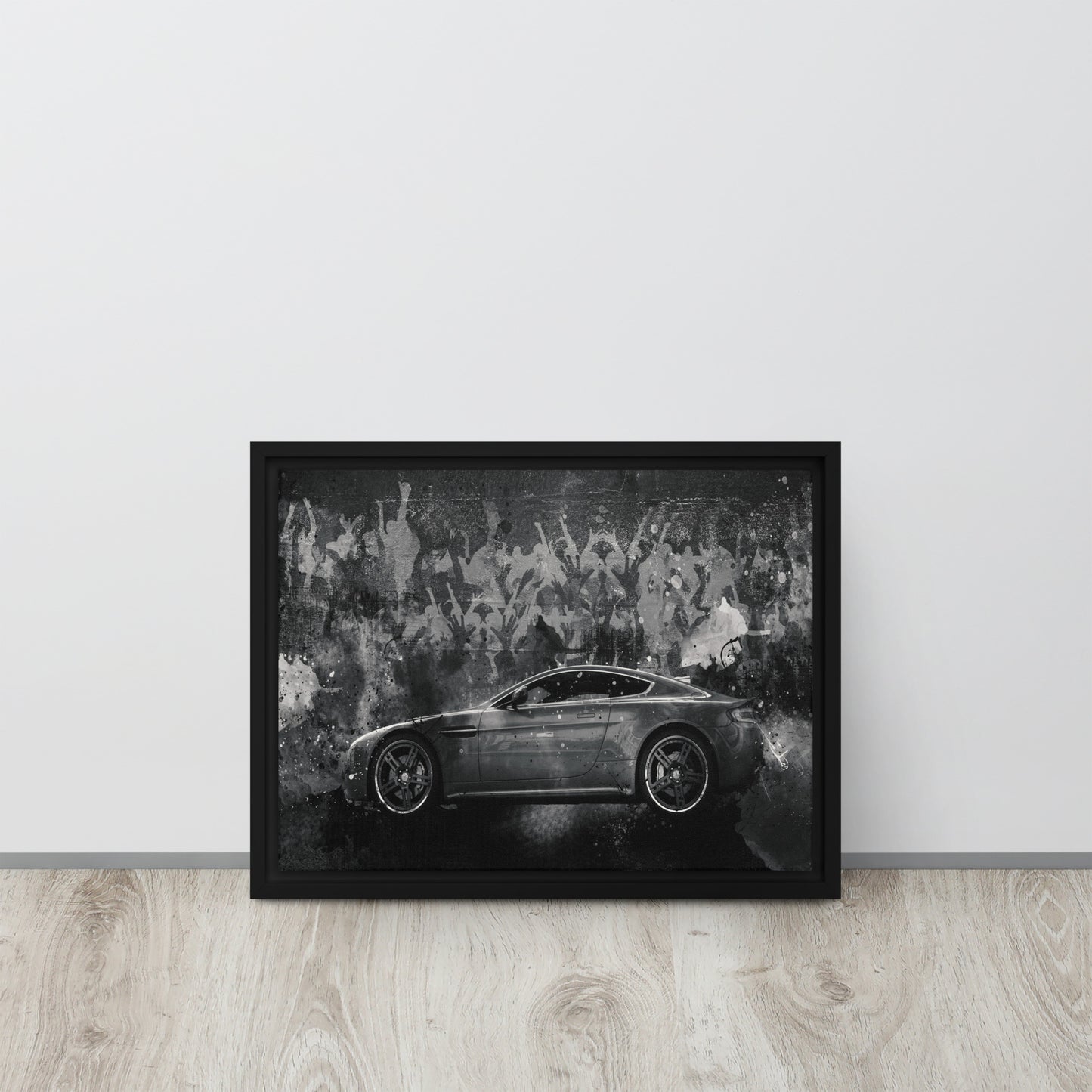 Motivational Aston Martin Wall Canvas, Framed Porsche Canva - KingKanvas