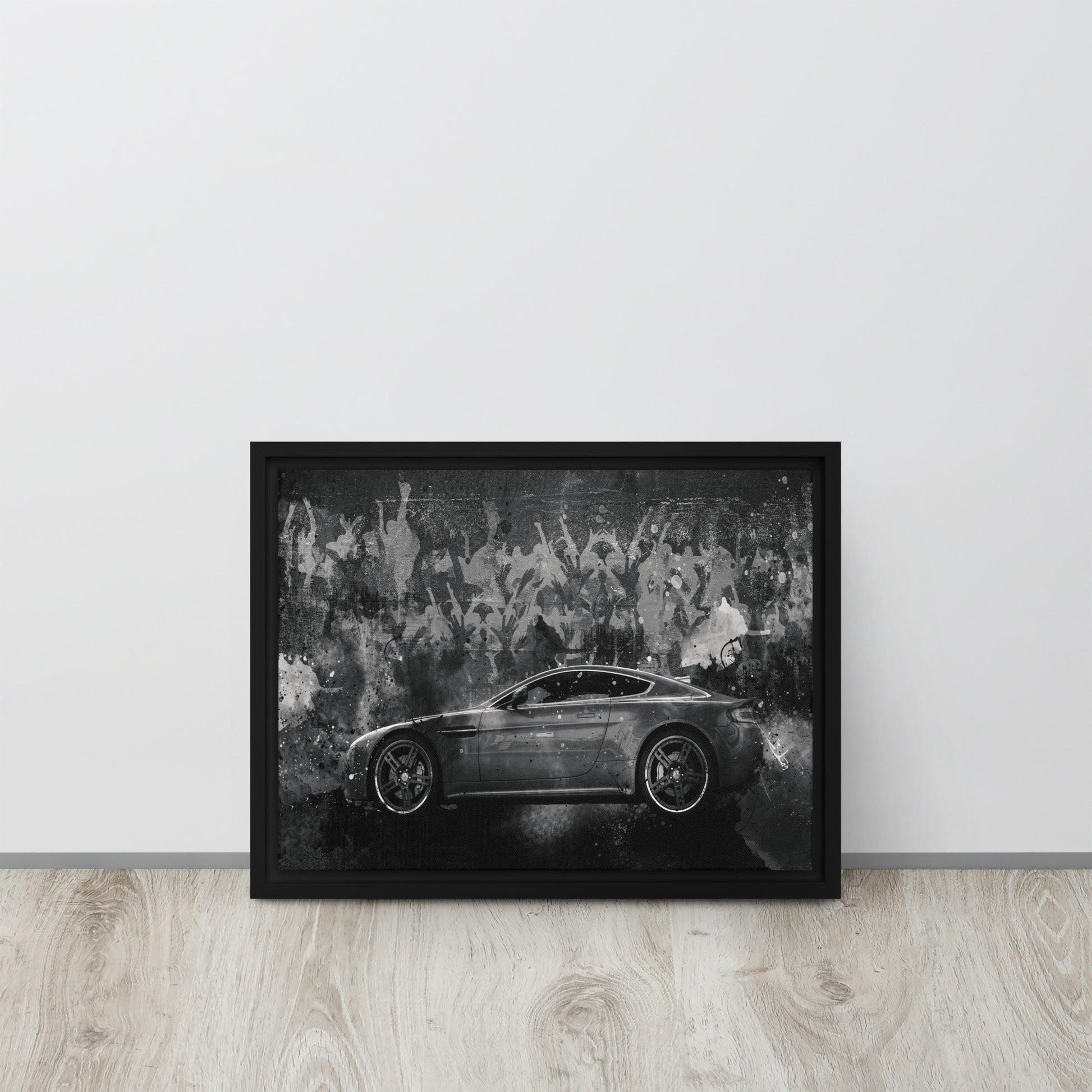 Motivational Aston Martin Wall Canvas, Framed Porsche Canva - KingKanvas