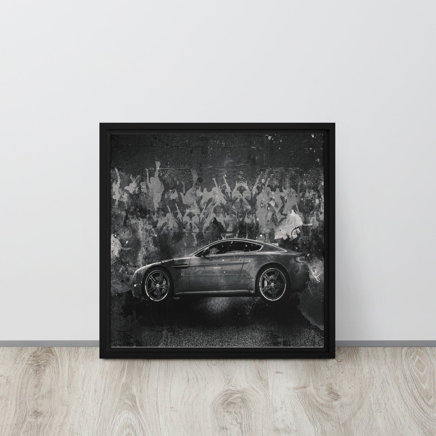 Motivational Aston Martin Wall Canvas, Framed Porsche Canva - KingKanvas