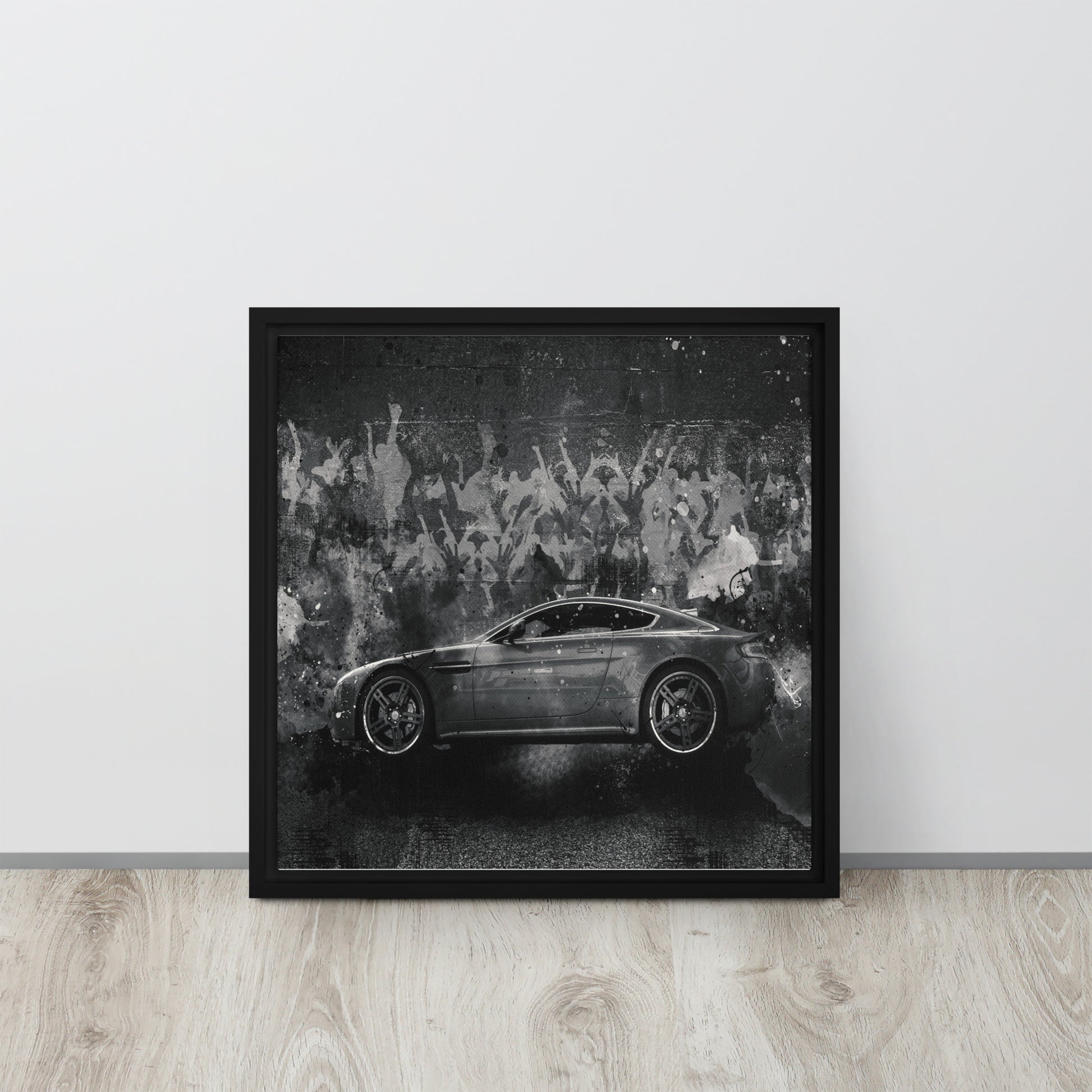 Motivational Aston Martin Wall Canvas, Framed Porsche Canva - KingKanvas