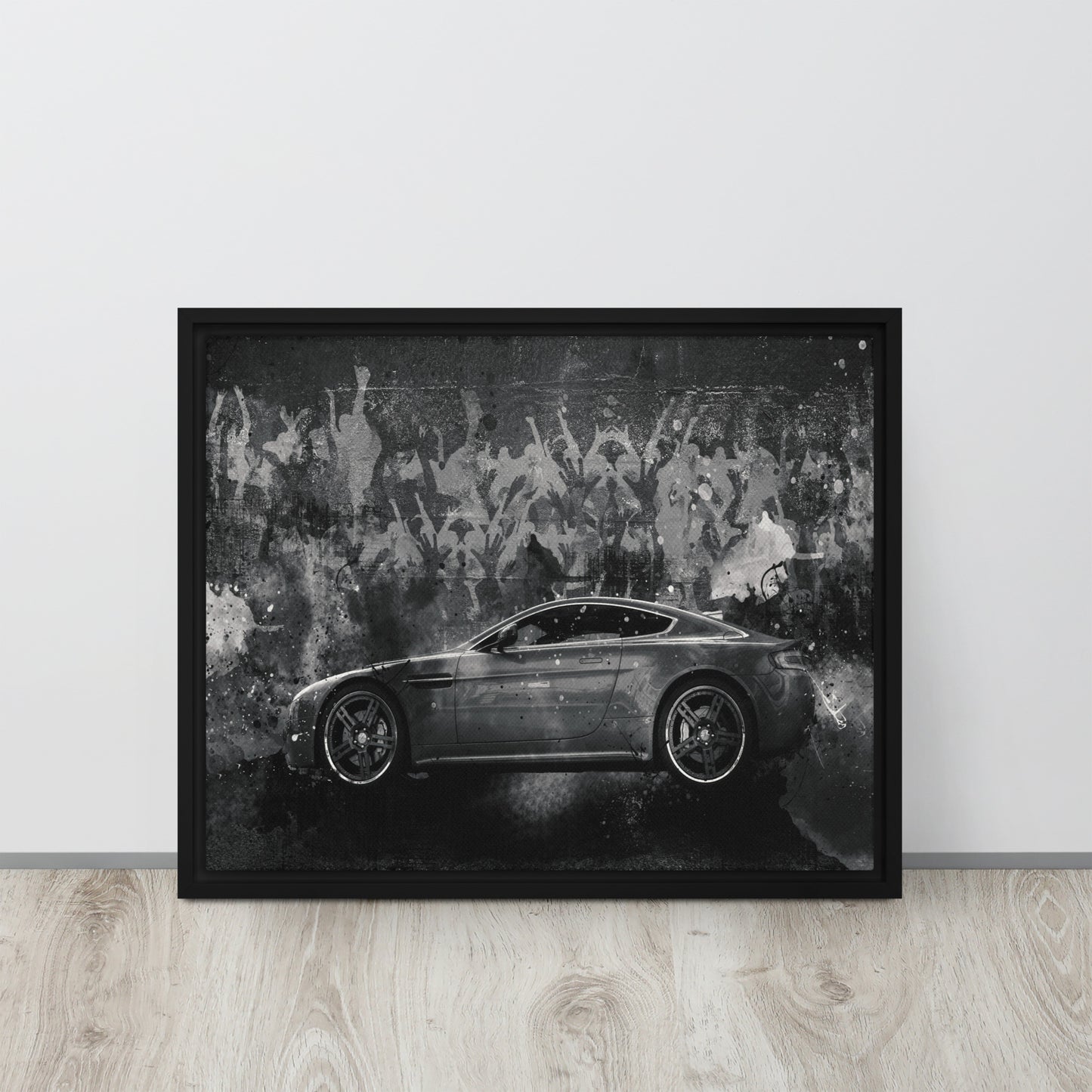 Motivational Aston Martin Wall Canvas, Framed Porsche Canva - KingKanvas