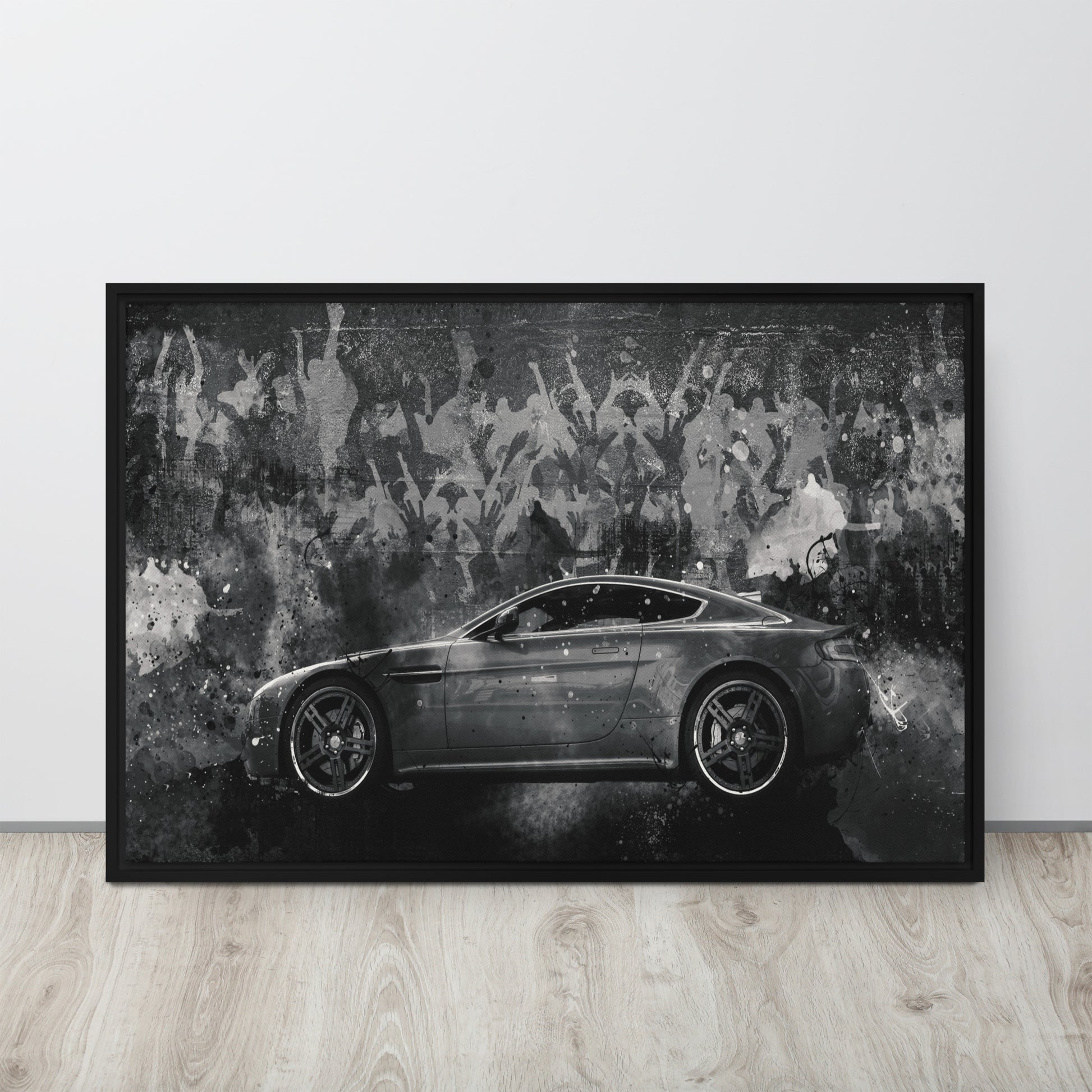 Motivational Aston Martin Wall Canvas, Framed Porsche Canva - KingKanvas