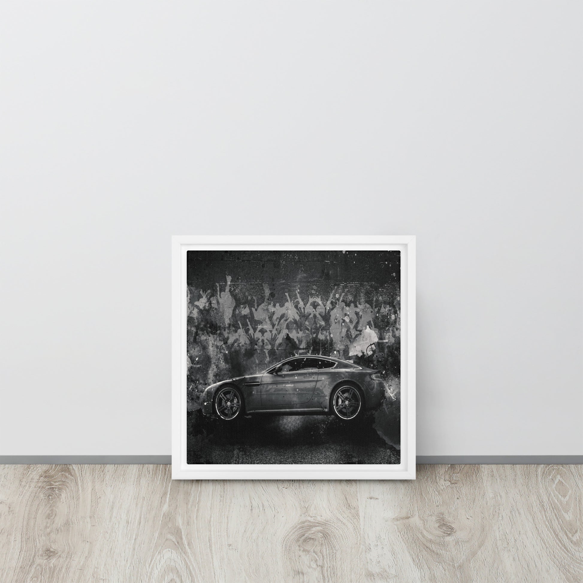 Motivational Aston Martin Wall Canvas, Framed Porsche Canva - KingKanvas