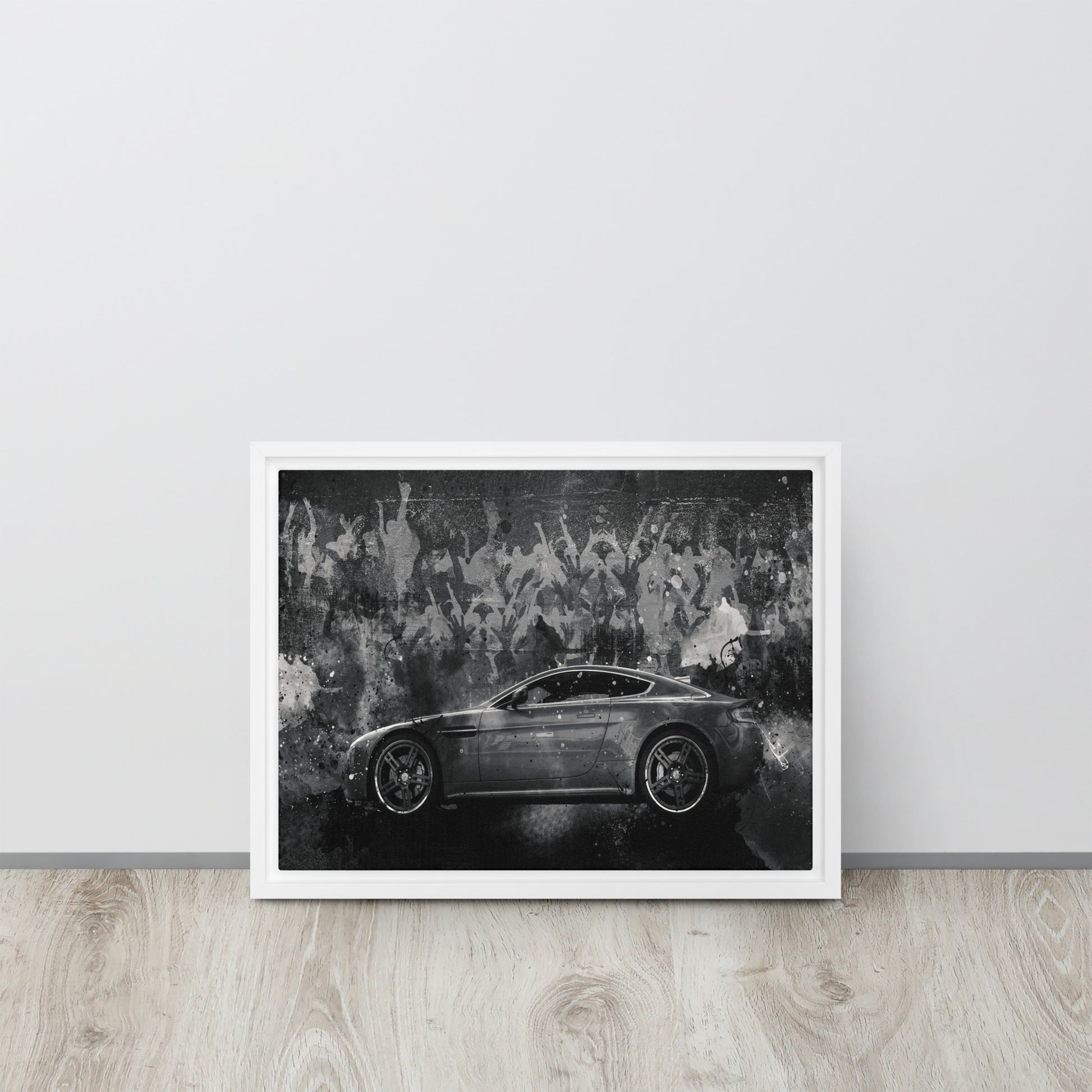 Motivational Aston Martin Wall Canvas, Framed Porsche Canva - KingKanvas