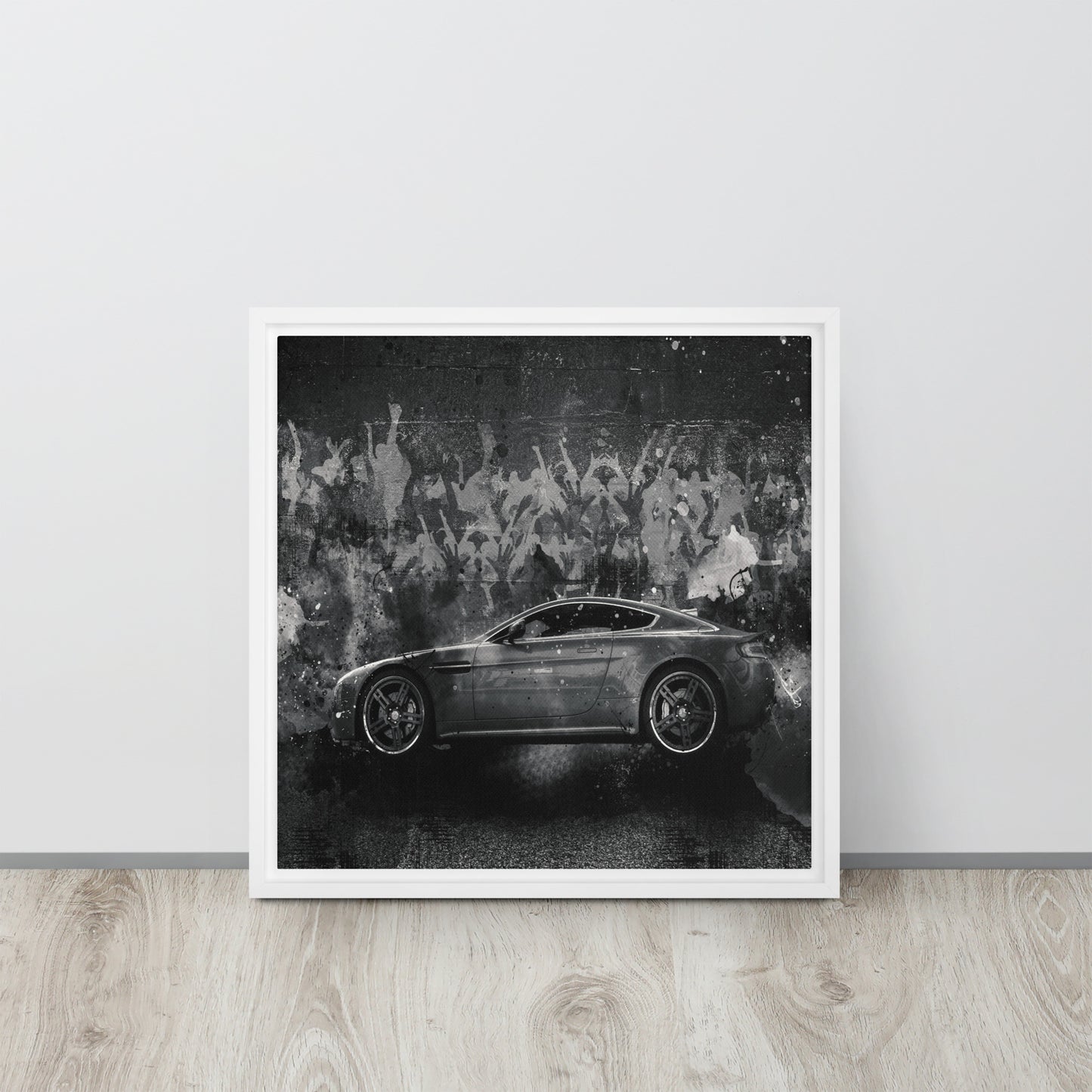 Motivational Aston Martin Wall Canvas, Framed Porsche Canva - KingKanvas
