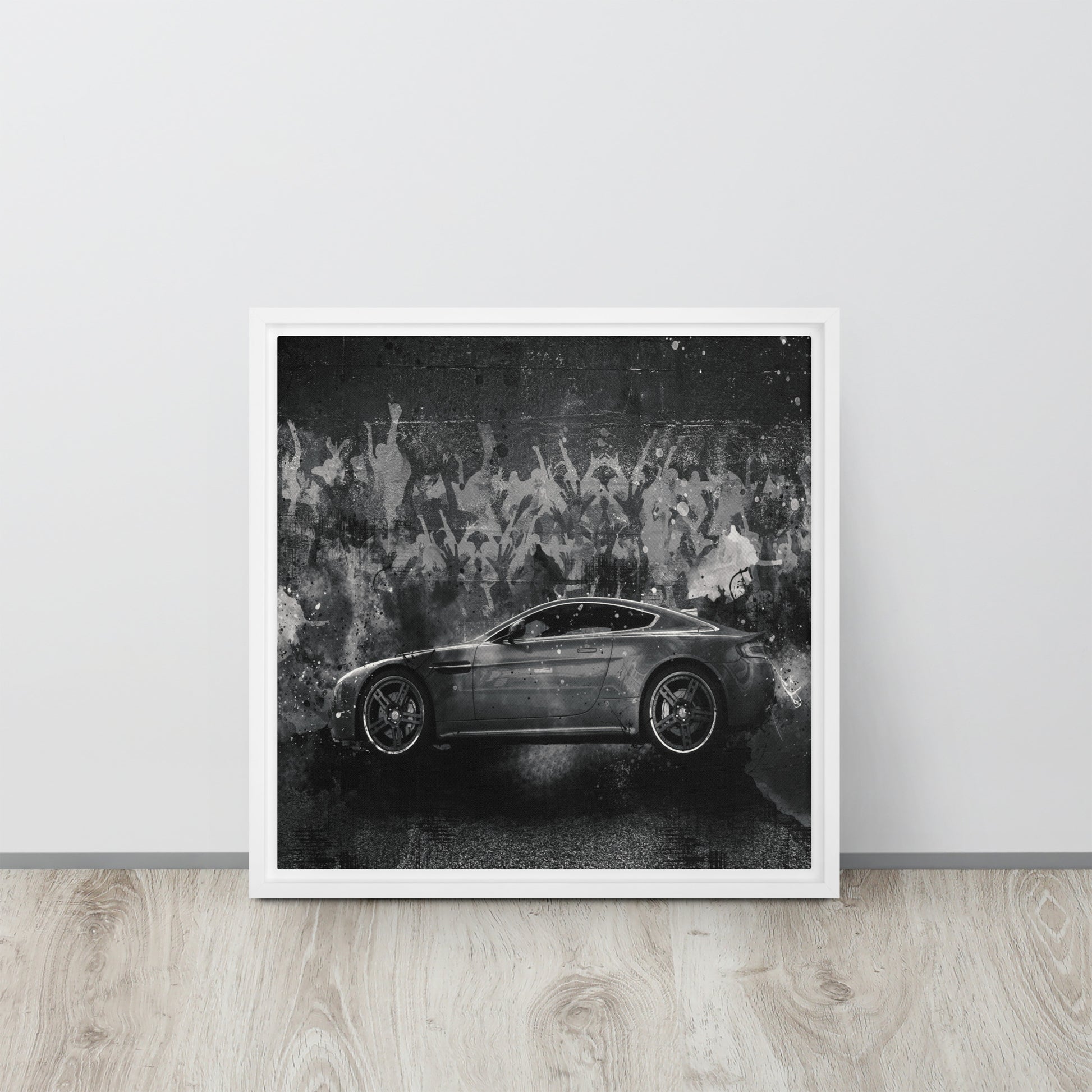 Motivational Aston Martin Wall Canvas, Framed Porsche Canva - KingKanvas