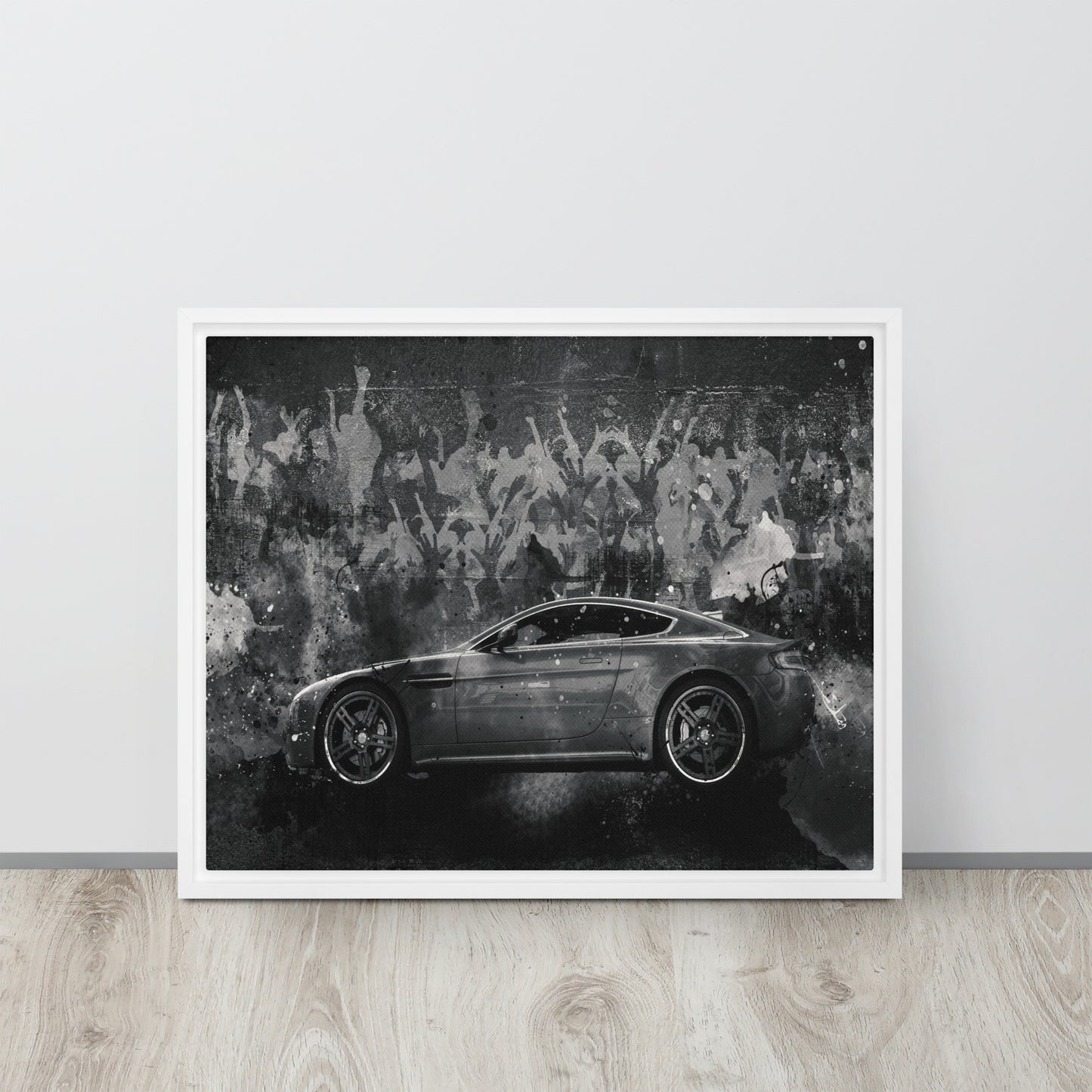 Motivational Aston Martin Wall Canvas, Framed Porsche Canva - KingKanvas
