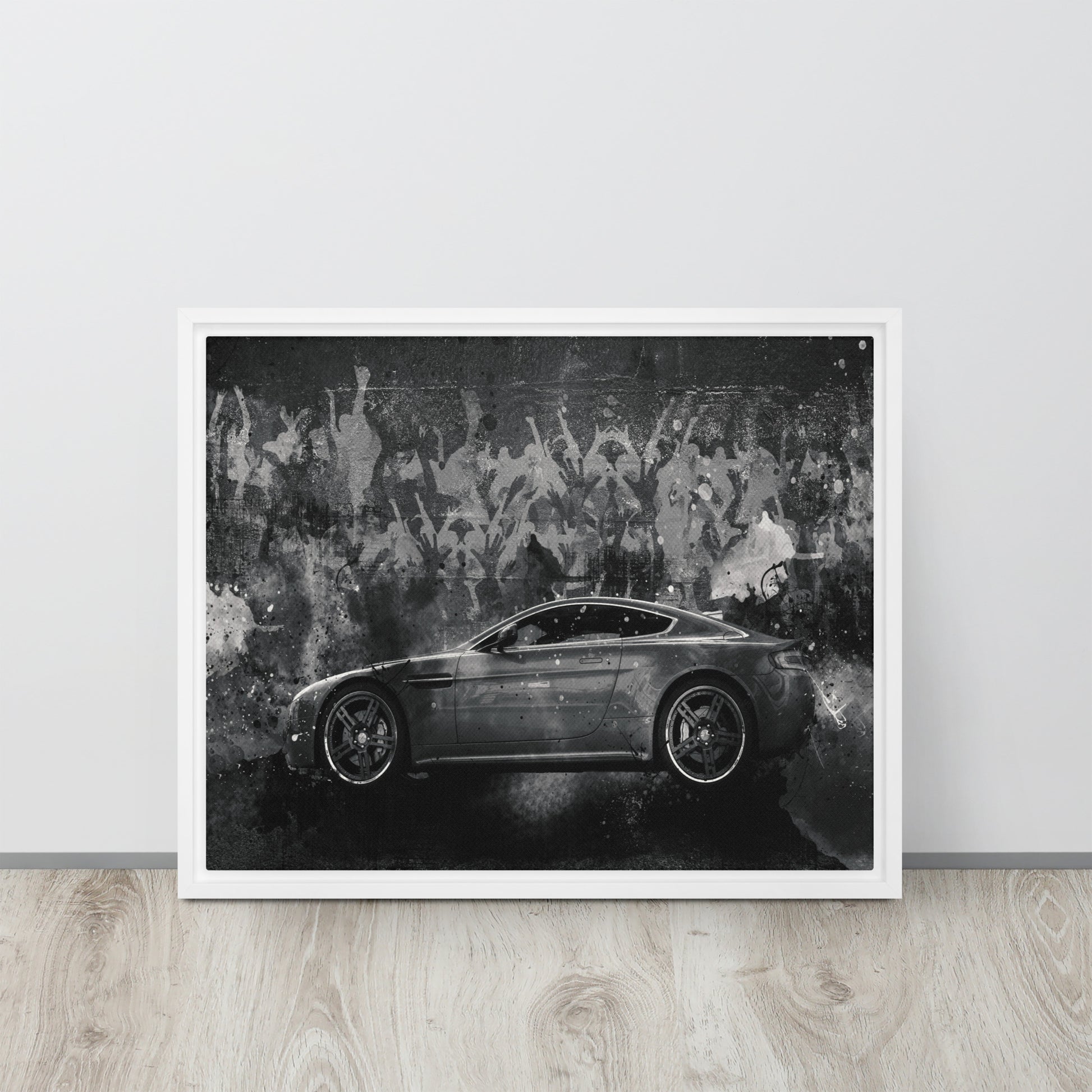 Motivational Aston Martin Wall Canvas, Framed Porsche Canva - KingKanvas