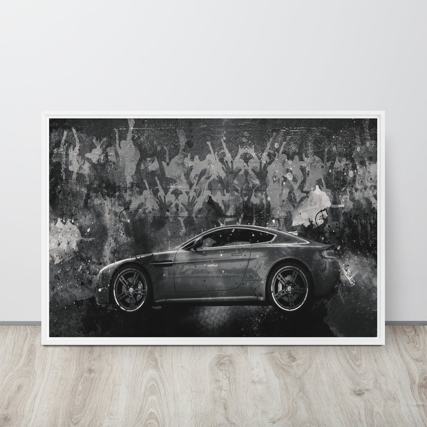 Motivational Aston Martin Wall Canvas, Framed Porsche Canva - KingKanvas