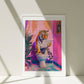 The Refined Tiger: A Moment of Zen – Framed Art Print