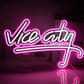 Vice City Neon Dream LED Light - Retro Vibes for Your Space.
