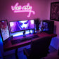 Vice City Neon Dream LED Light - Retro Vibes for Your Space.