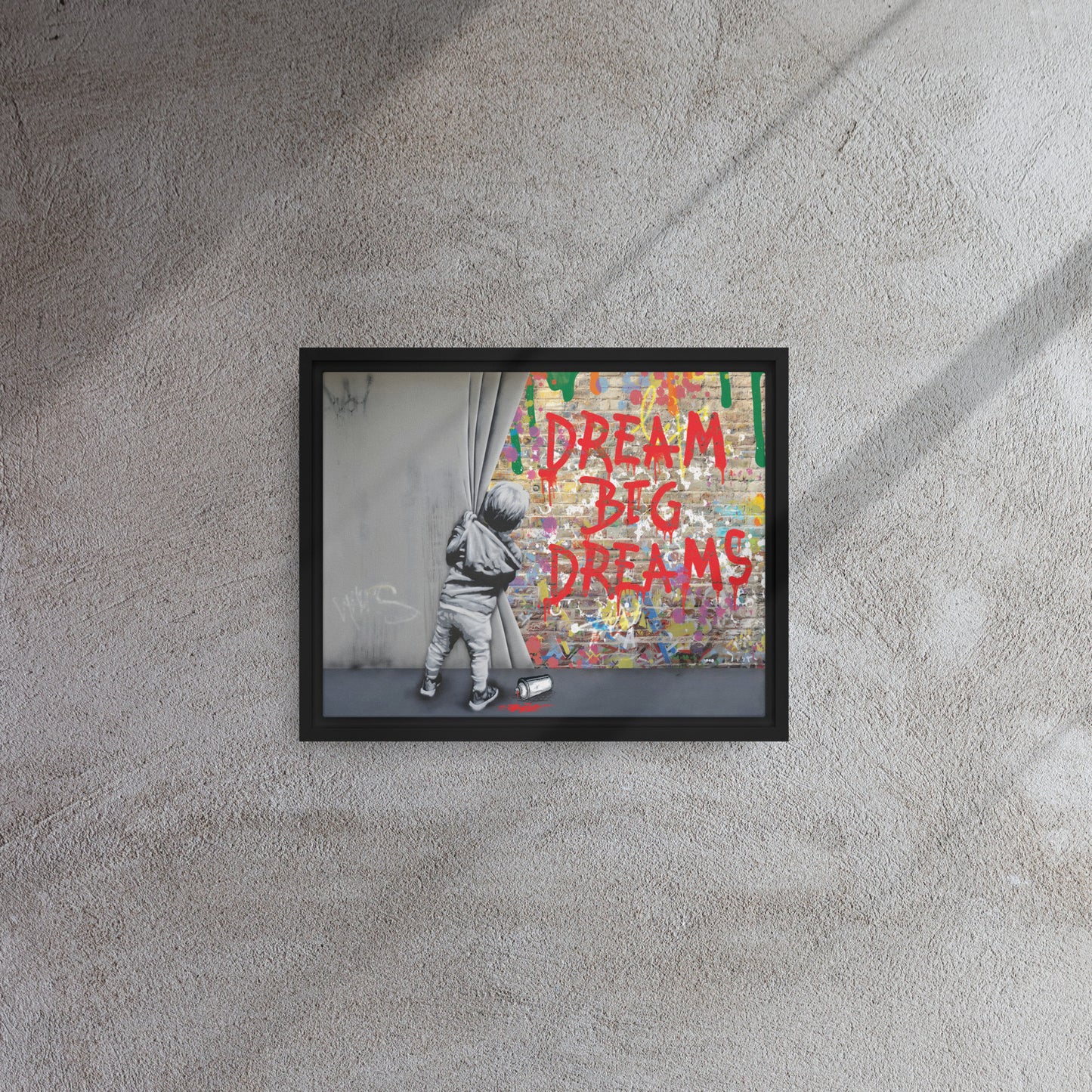 Dream Unveiled: Graffiti Wall Revelation