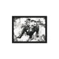 Wall Street's Finest: Majestic Framed Wall Art Canvas of the Bull's Power and Prosperity - KingKanvas