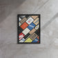 Sneaker Showcase: The Ultimate Brand Collage Framed Canvas