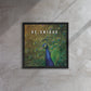 Enchanting Elegance: Be Unique - Nature-Inspired Framed Affirmations Wall Art Canvas - KingKanvas