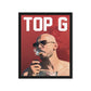 Top G Enigma: Andrew Tate - Limited Edition Framed Wall Art Canvas - KingKanvas