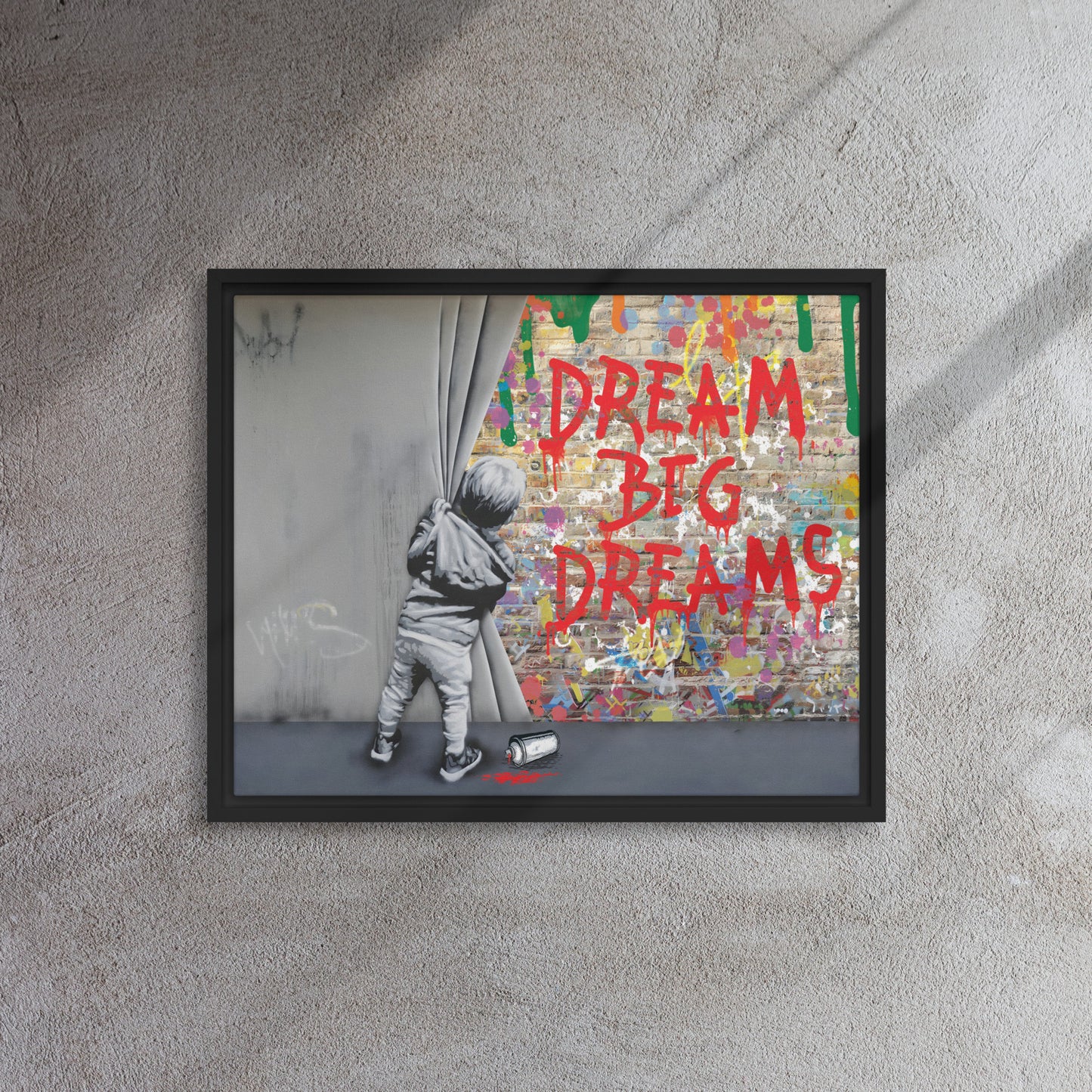 Dream Unveiled: Graffiti Wall Revelation