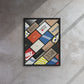 Sneaker Showcase: The Ultimate Brand Collage Framed Canvas