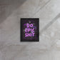 Floral Epic: A Purple-Themed Motivational Masterpiece