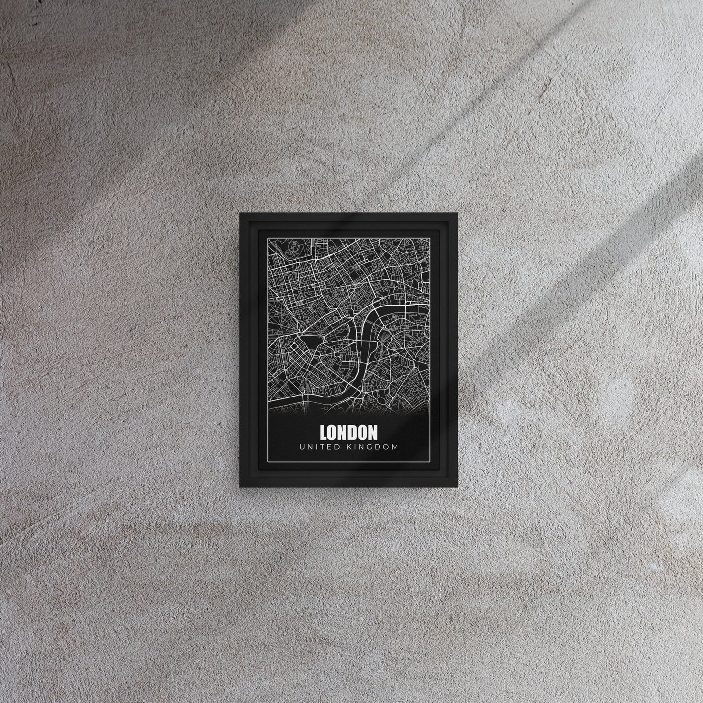 London Streets: Monochrome Map
