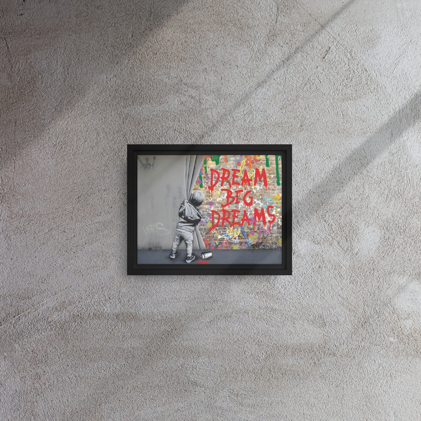 Dream Unveiled: Graffiti Wall Revelation