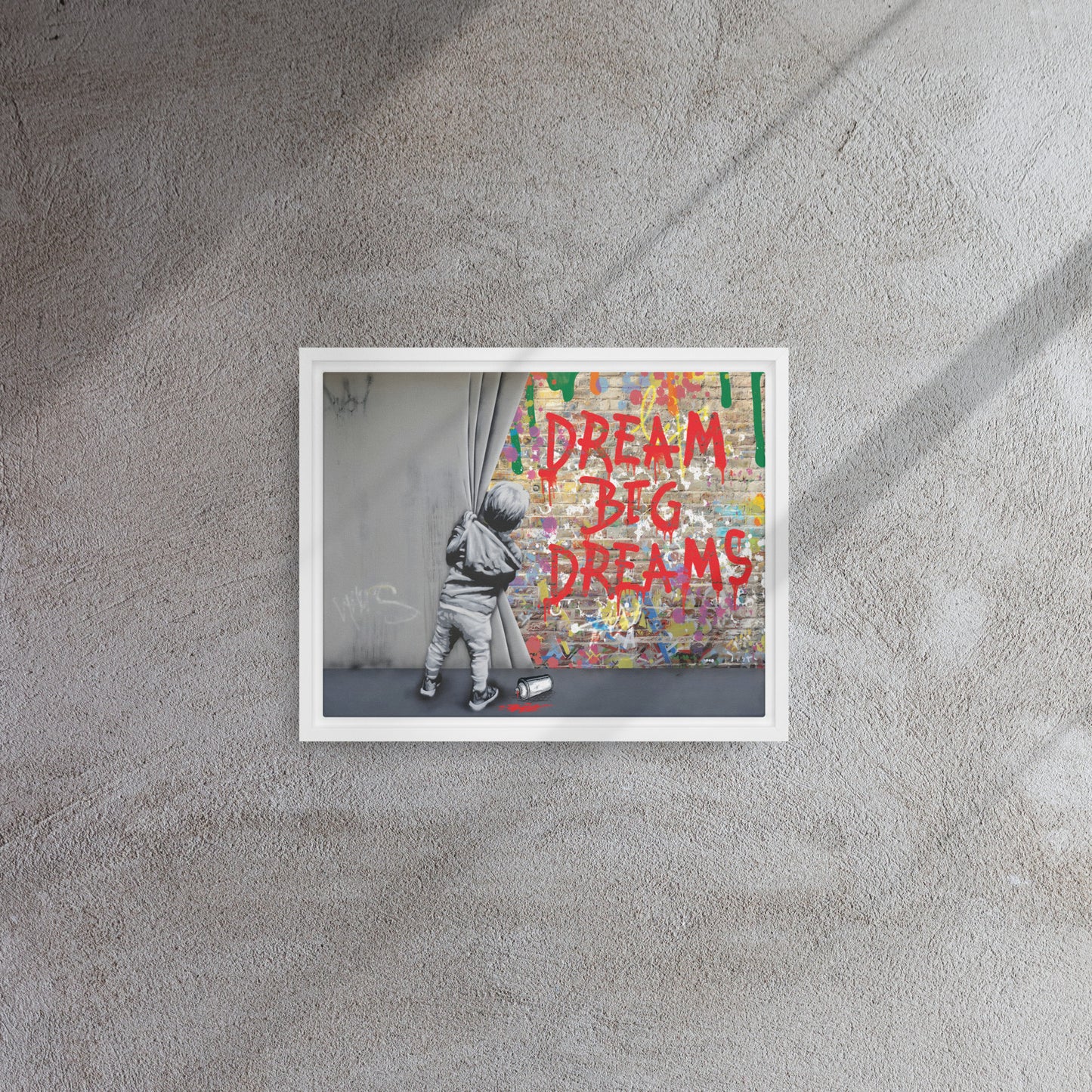 Dream Unveiled: Graffiti Wall Revelation