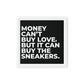 Sneaker Splendor: The Love Money Can Buy - Framed Canvas Art