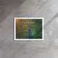 Enchanting Elegance: Be Unique - Nature-Inspired Framed Affirmations Wall Art Canvas - KingKanvas