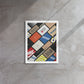 Sneaker Showcase: The Ultimate Brand Collage Framed Canvas
