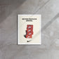 Stacked Passion: 'Never Enough Sneakers' Nike Box Framed Canvas