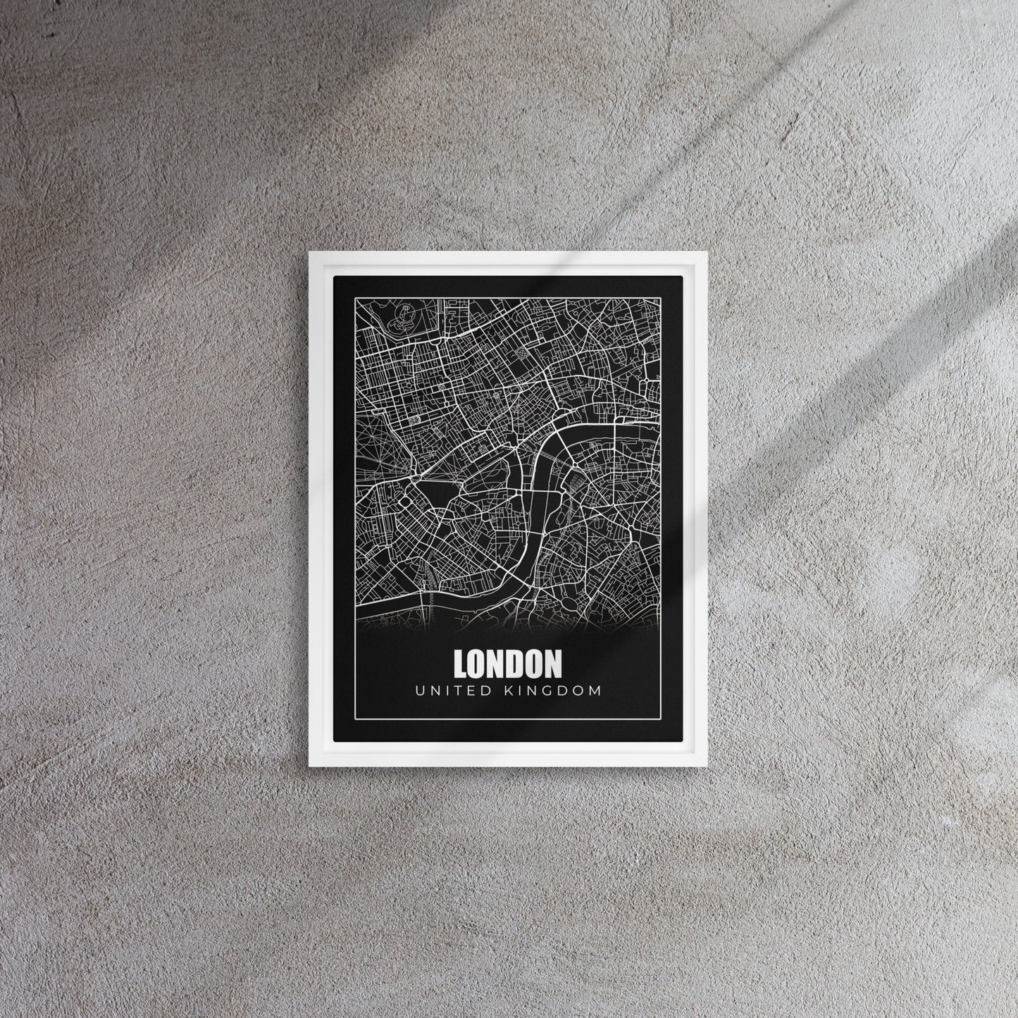 London Streets: Monochrome Map