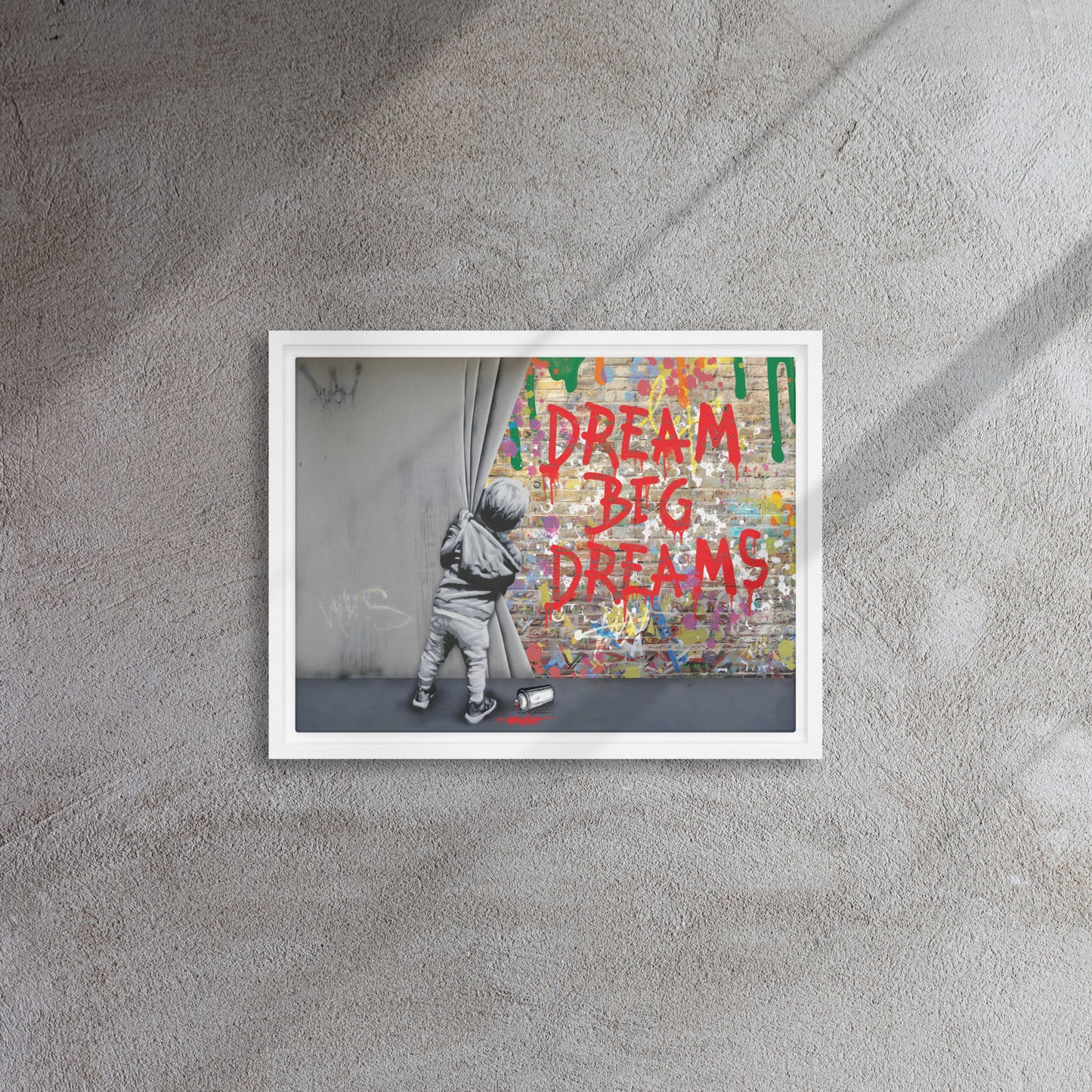 Dream Unveiled: Graffiti Wall Revelation
