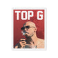 Top G Enigma: Andrew Tate - Limited Edition Framed Wall Art Canvas - KingKanvas