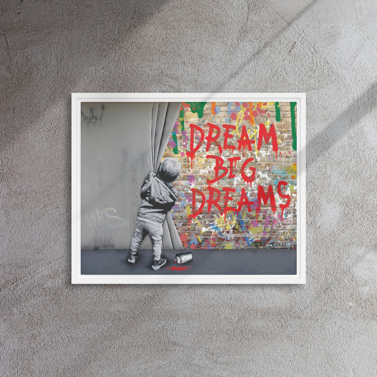 Dream Unveiled: Graffiti Wall Revelation