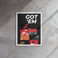 Sneaker Victory: 'Got 'Em' Nike Box Stack Framed Canvas
