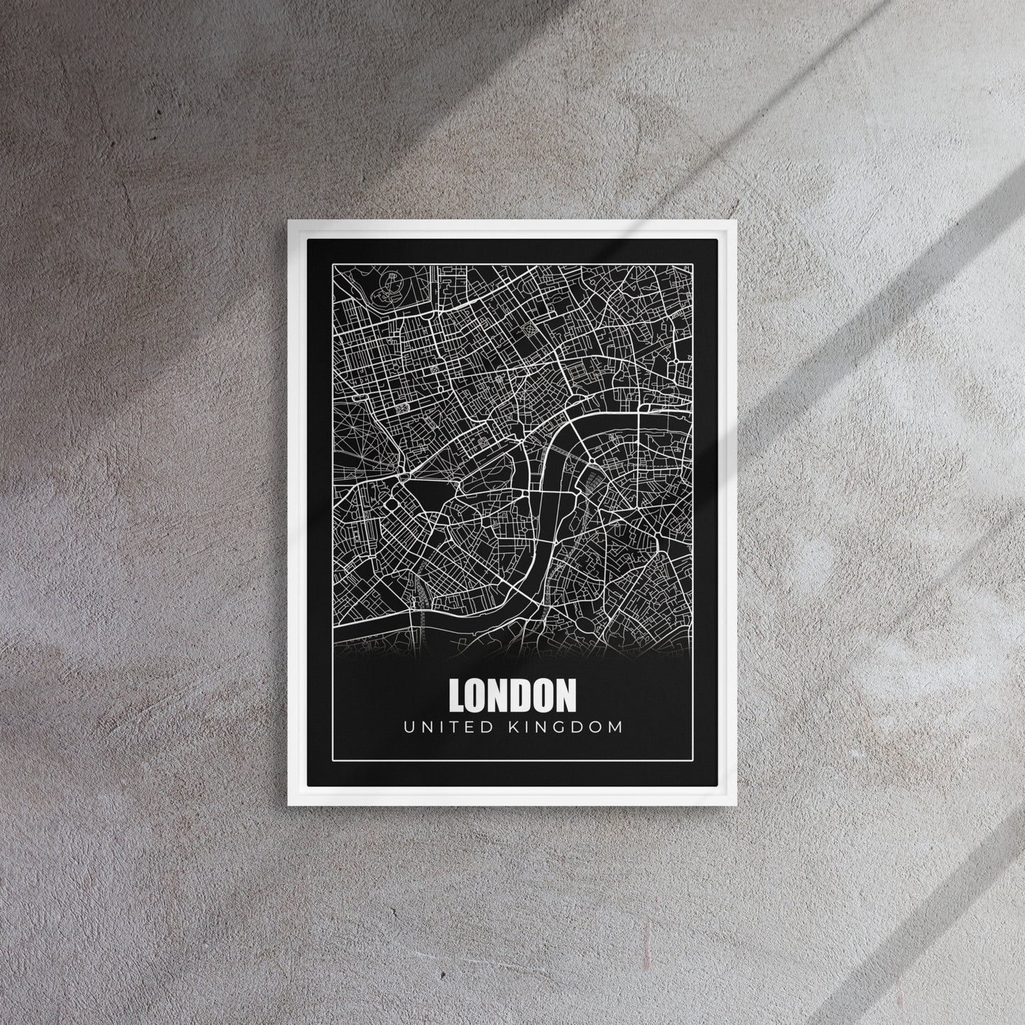London Streets: Monochrome Map