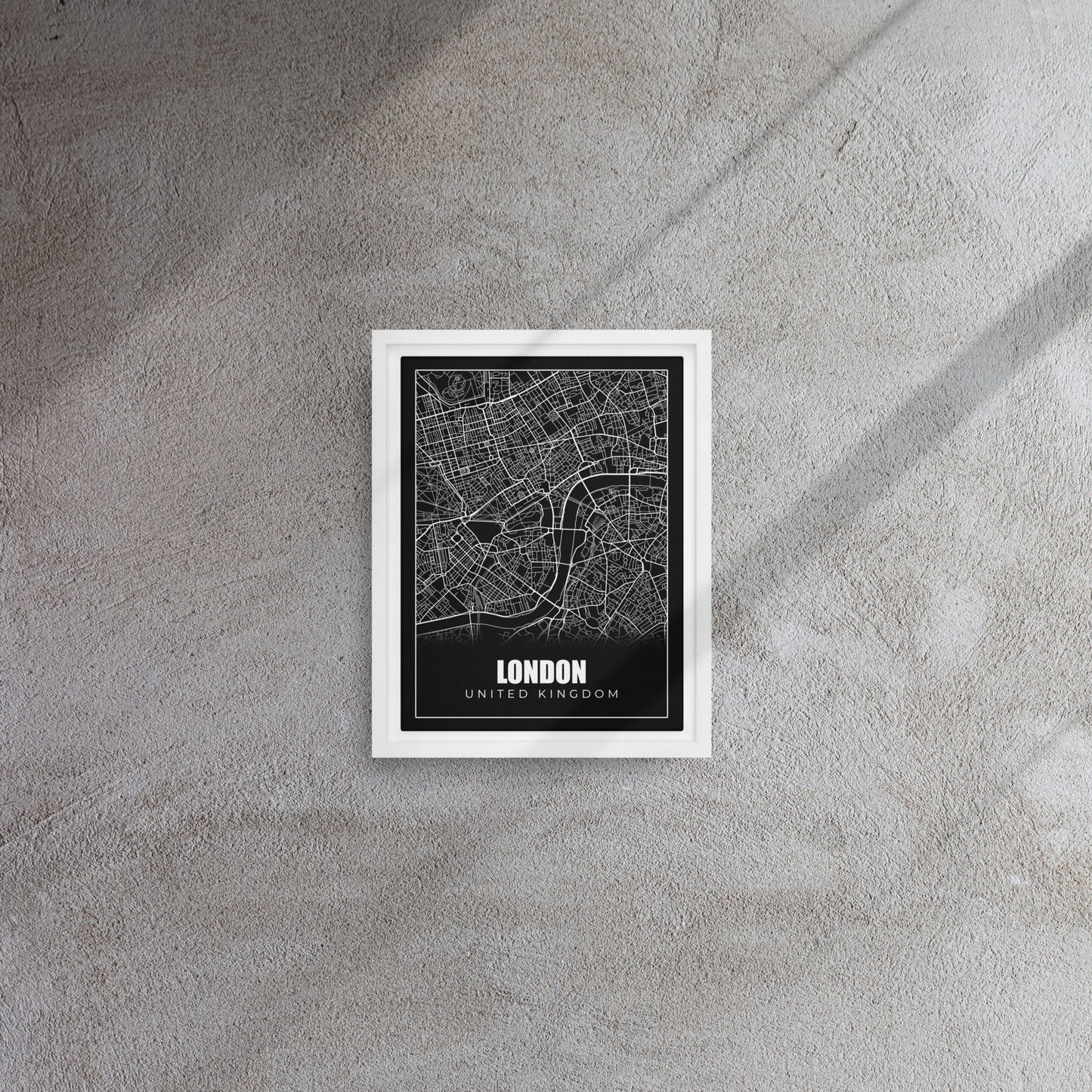London Streets: Monochrome Map