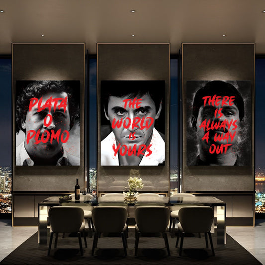 Infamous Icons: Criminal Legends Canvas Bundle - KingKanvas