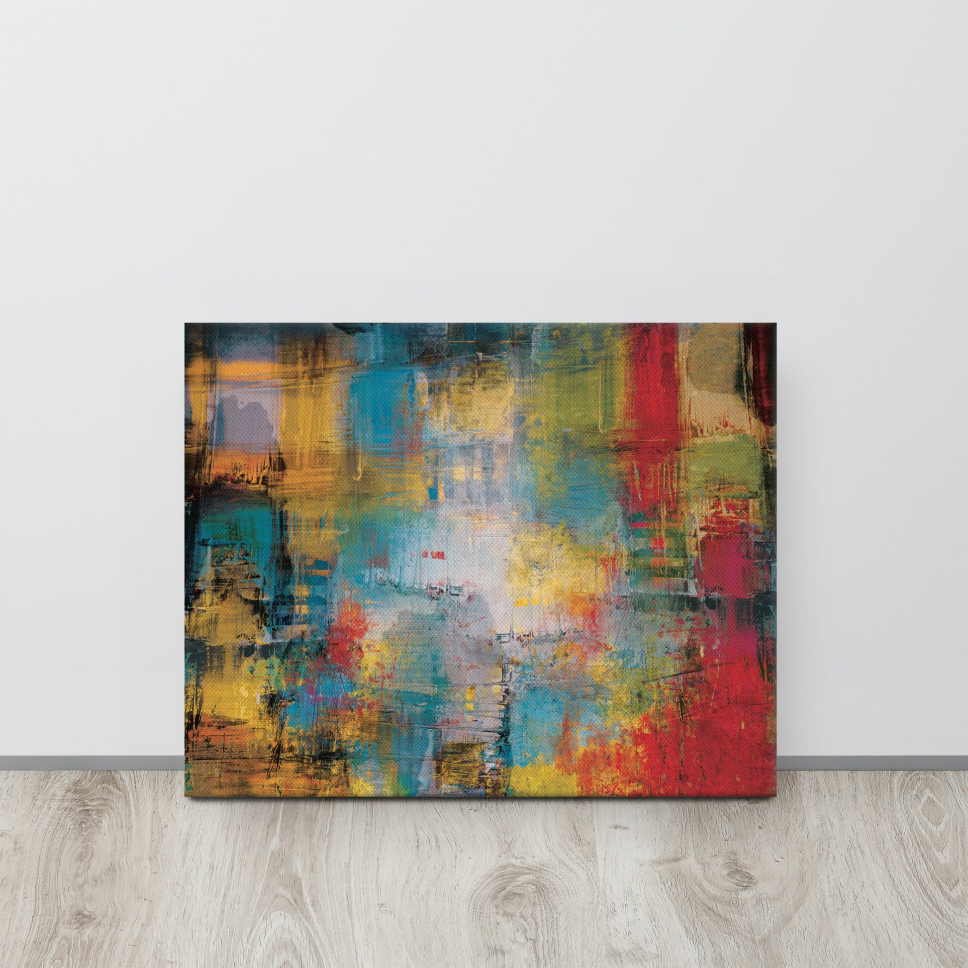 Unveiling Dimensions: Captivating Abstract Wall Art Canvas - KingKanvas
