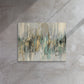Whispering Hues: Slimline Abstract Elegance Canvas