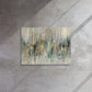 Whispering Hues: Slimline Abstract Elegance Canvas