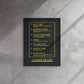 Motivational Framed Wall Canvas with 7 Rules of Life - Live Positive - Inspiring Quotes - KingKanvas
