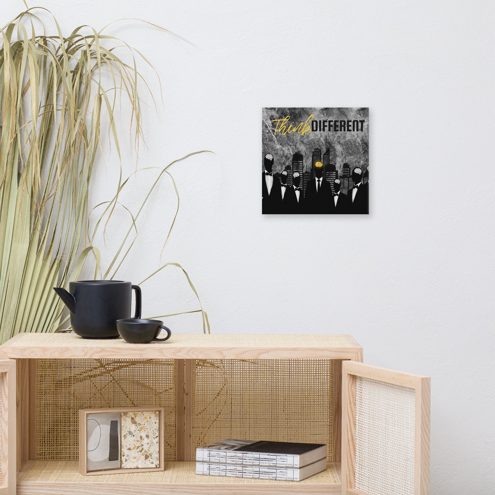 Think Different - Inspirational Motivational Wall Decor Canvas Art - KingKanvas