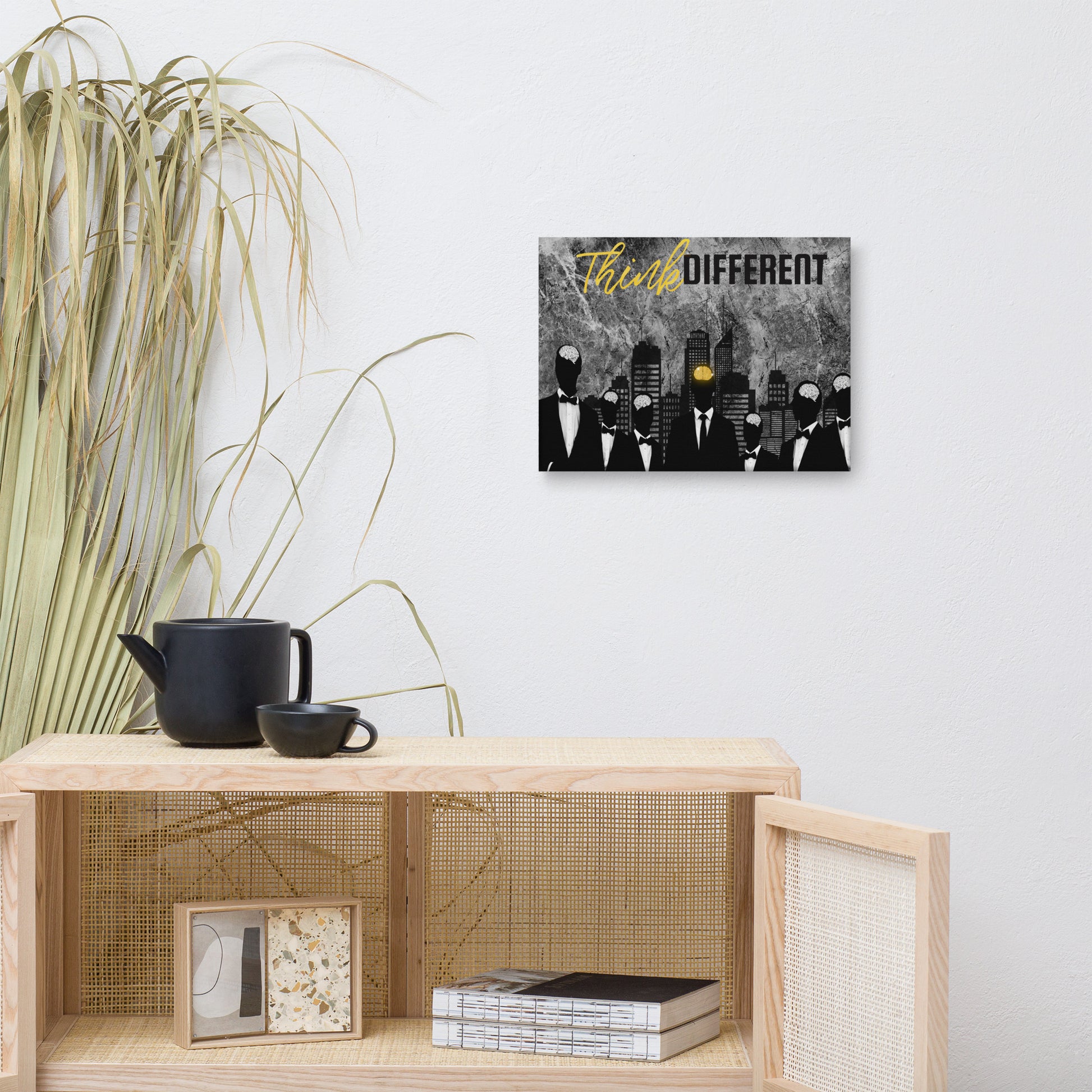 Think Different - Inspirational Motivational Wall Decor Canvas Art - KingKanvas