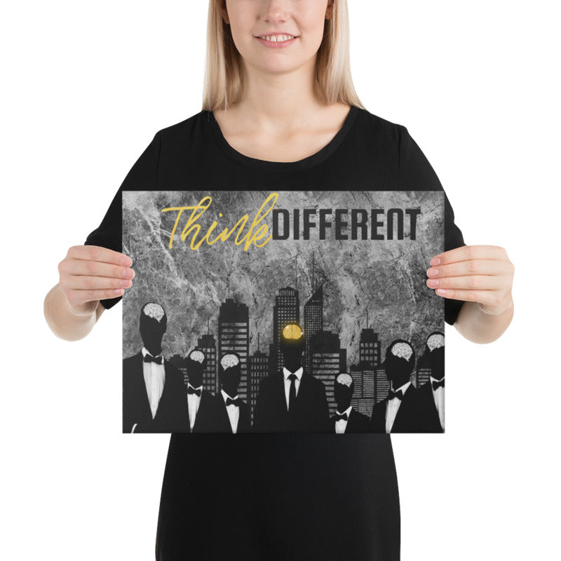 Think Different - Inspirational Motivational Wall Decor Canvas Art - KingKanvas