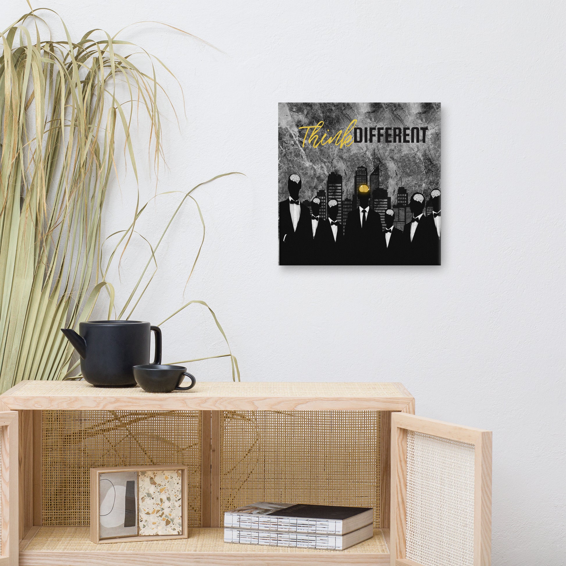 Think Different - Inspirational Motivational Wall Decor Canvas Art - KingKanvas