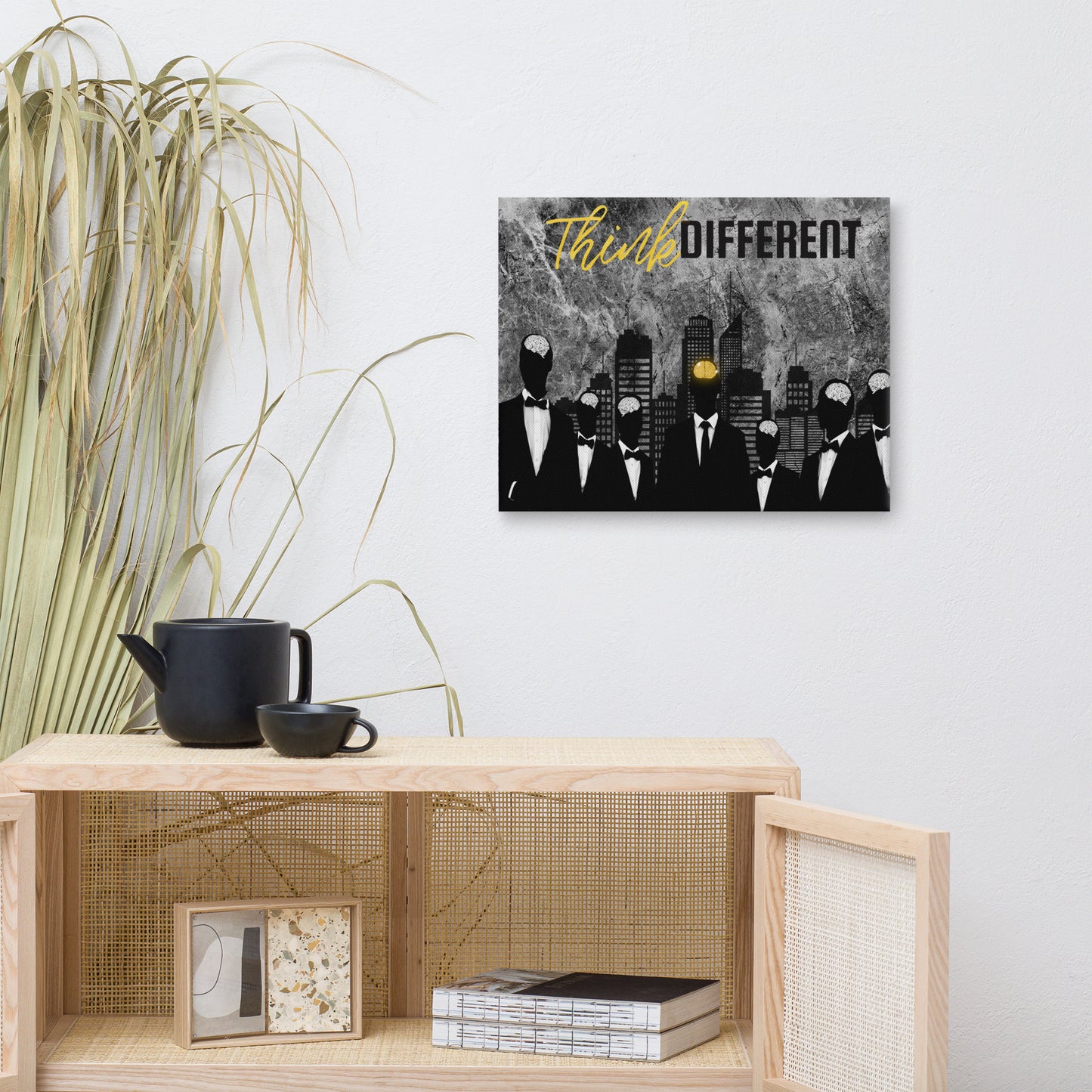 Think Different - Inspirational Motivational Wall Decor Canvas Art - KingKanvas