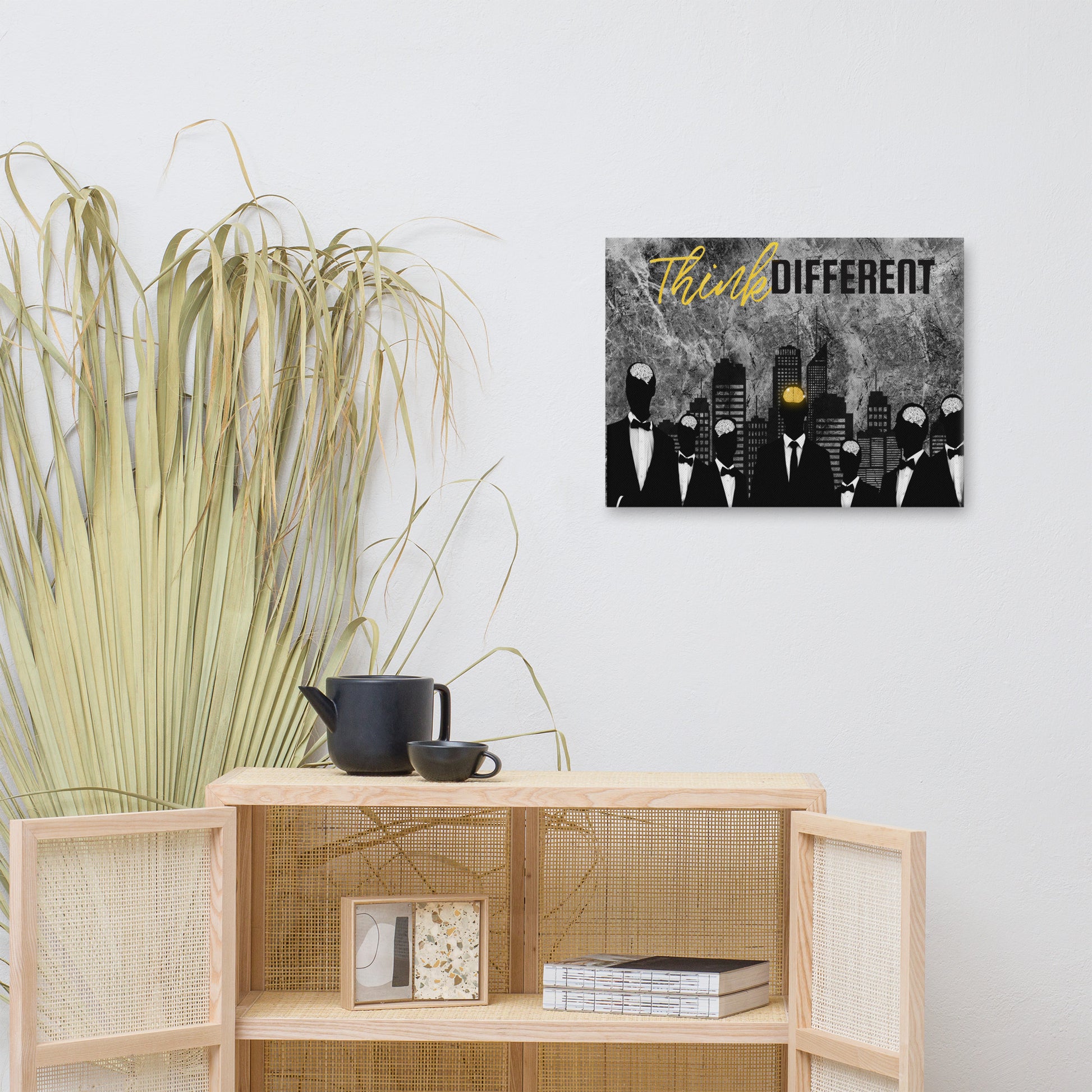 Think Different - Inspirational Motivational Wall Decor Canvas Art - KingKanvas