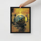 Golden Bitcoin Crypto Wall Art Canvas - KingKanvas